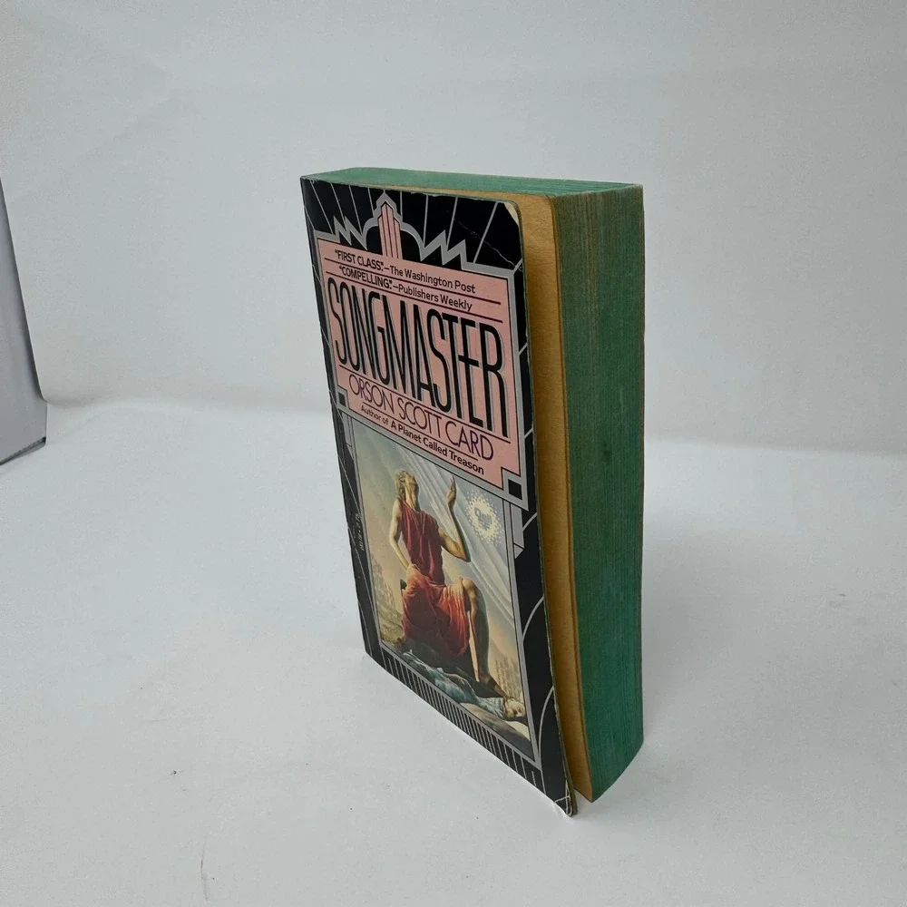 Songmaster Orson Scott Card Novel 1978 Science Fiction Book Excellent Condition